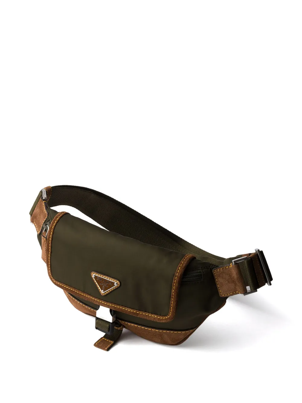 Prada Heuptas verfraaid met logo Groen