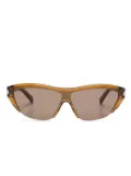 Saint Laurent Eyewear cat eye-frame sunglasses - Brown