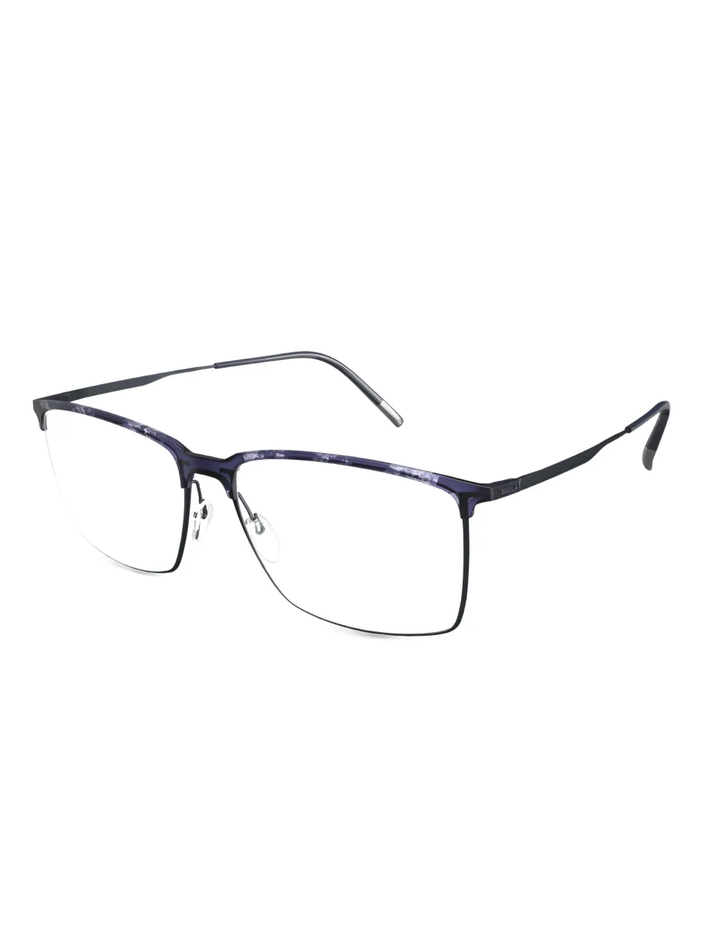 Silhouette lentes con armazón rectangular | azul | Image 1