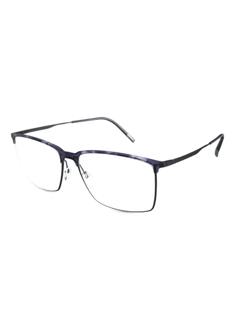 Silhouette lentes con armazón rectangular