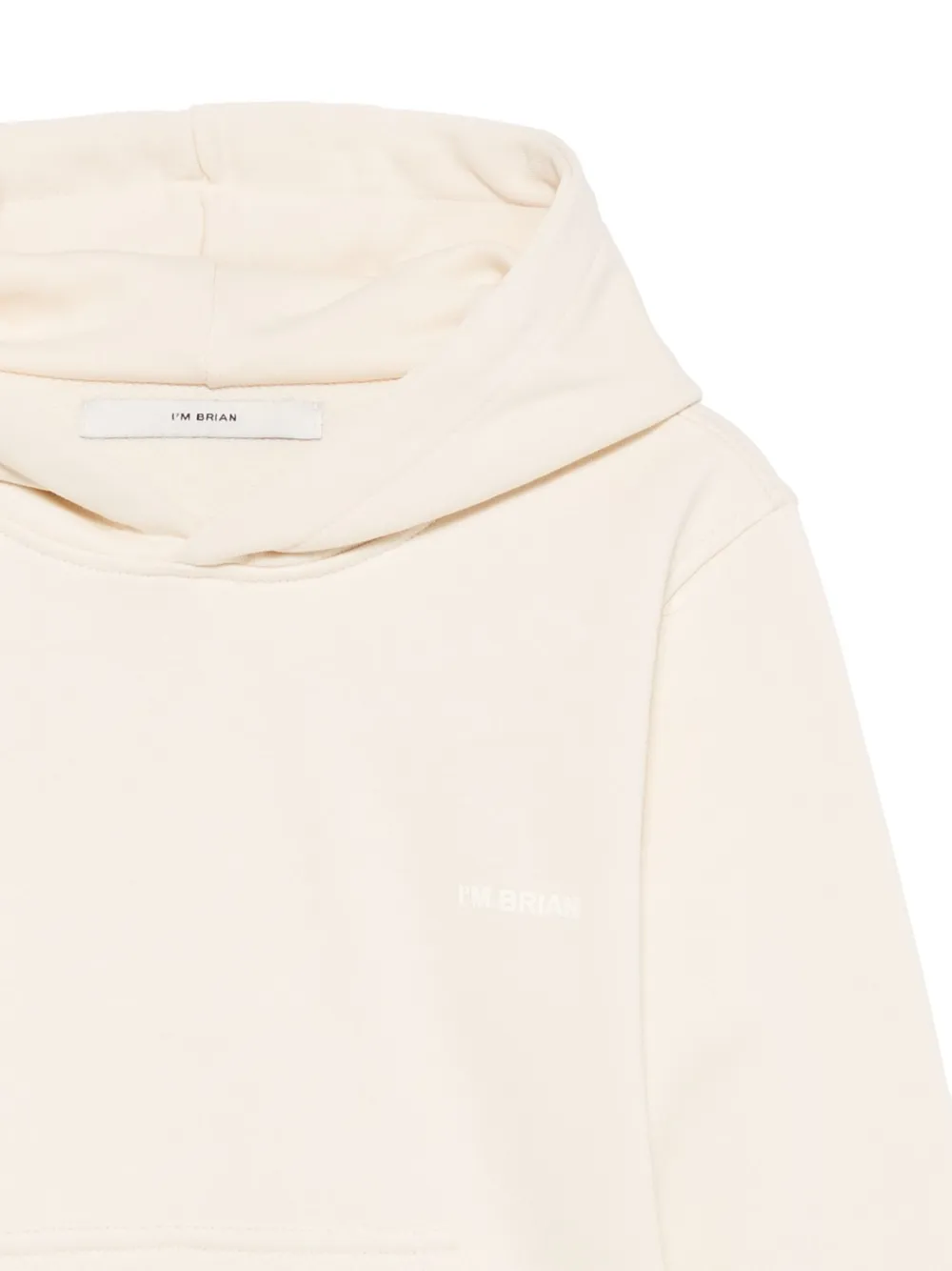 I'M BRIAN LOGO-APPLIQUÉ HOODIE