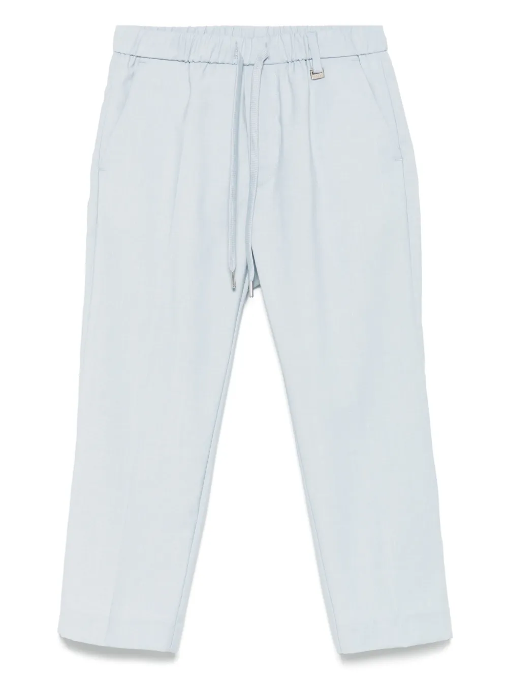 i'm brian slub-texture trousers | Blue | Image 1