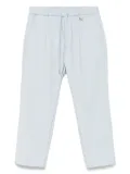 i'm brian slub-texture trousers - Blue
