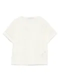 i'm brian open-knit T-shirt - White