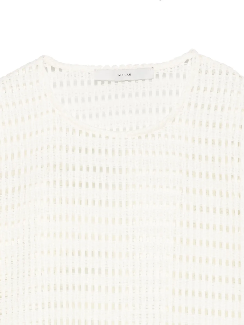 I'M BRIAN OPEN-KNIT T-SHIRT