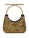 Alexander McQueen bead-embellishment mini bag - Gold