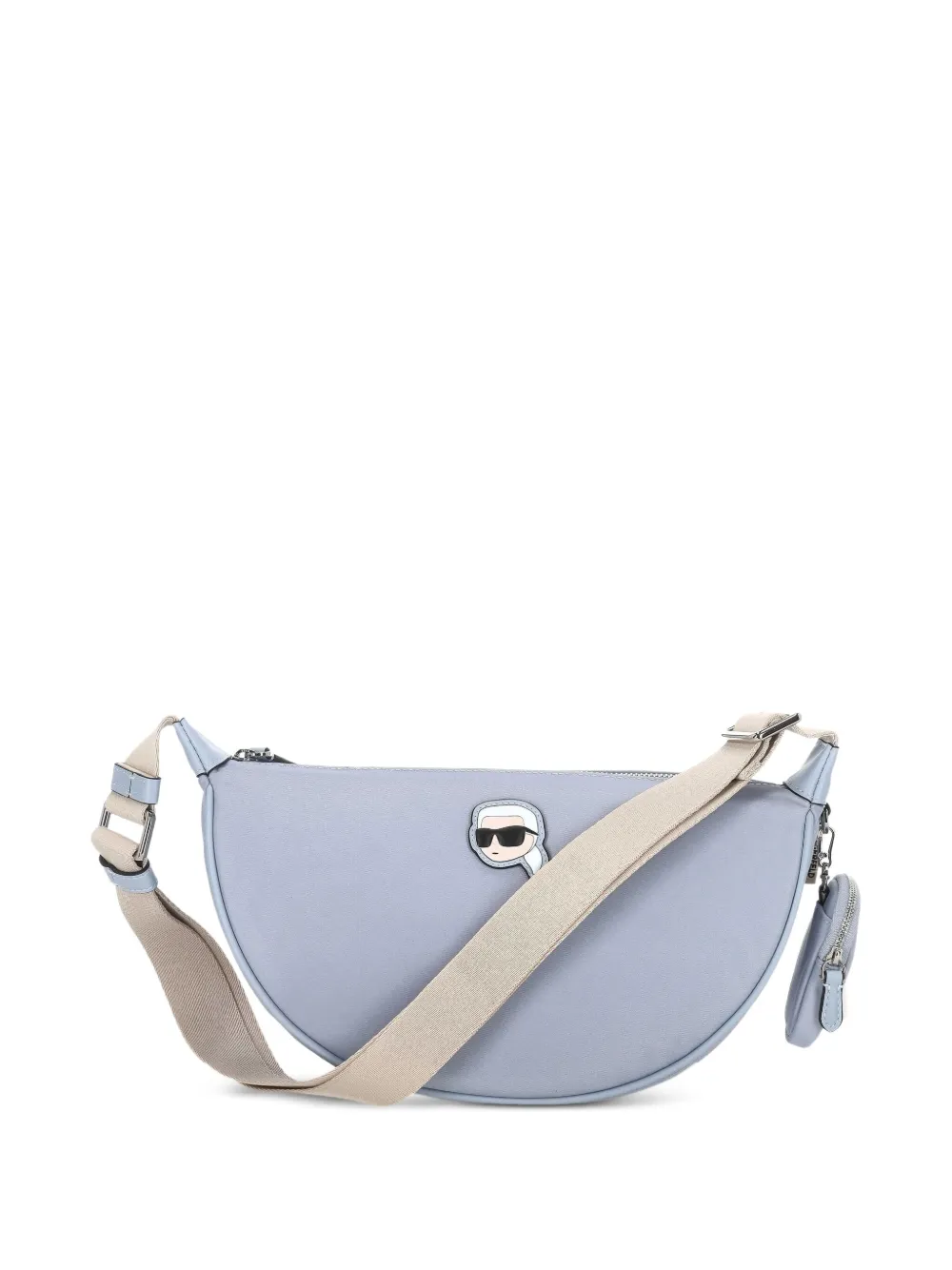 medium logo-patch shoulder bag