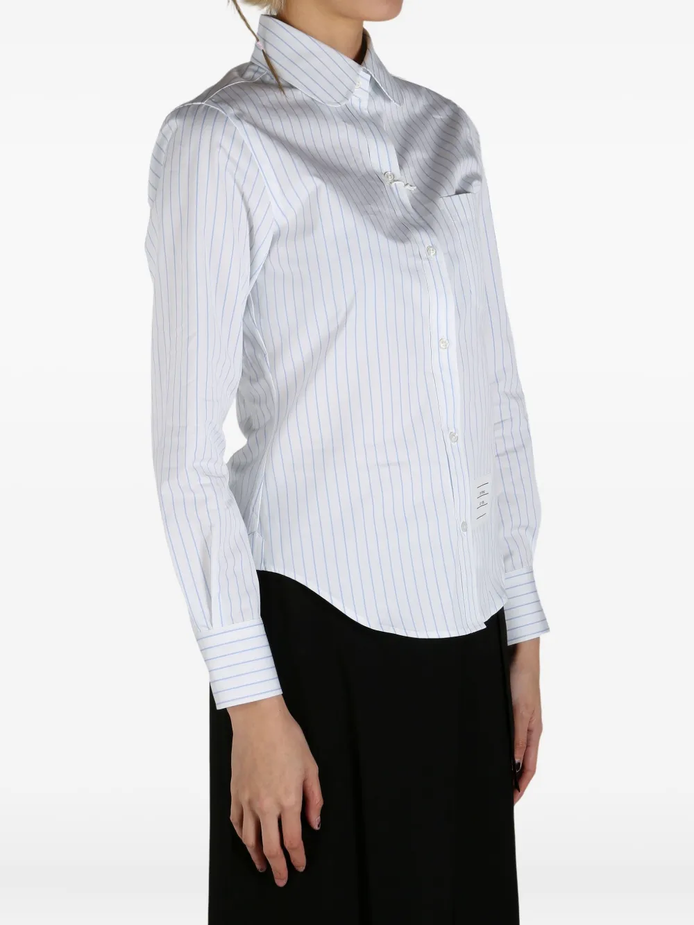 Thom Browne striped shirt Blauw