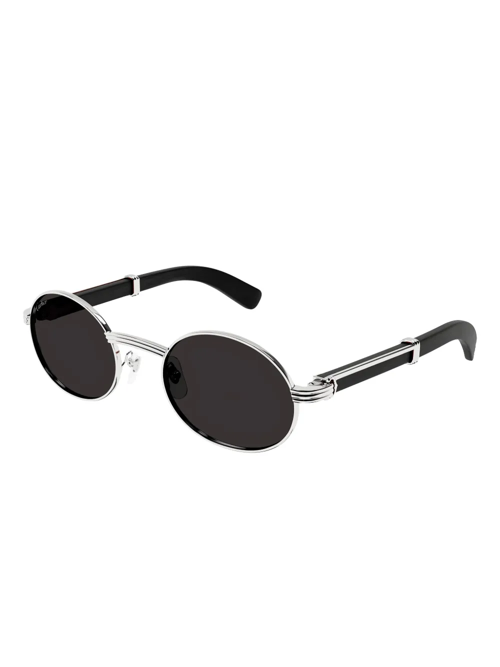 Cartier Eyewear Première de Cartier oval-frame sunglasses - Zilver