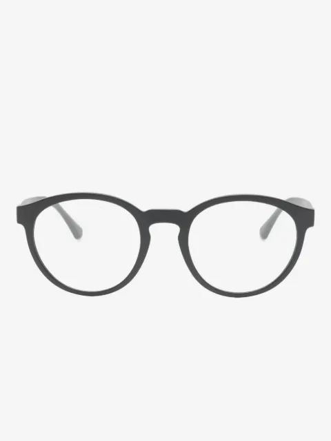 Emporio Armani lunettes de vue rondes à clips solaires
