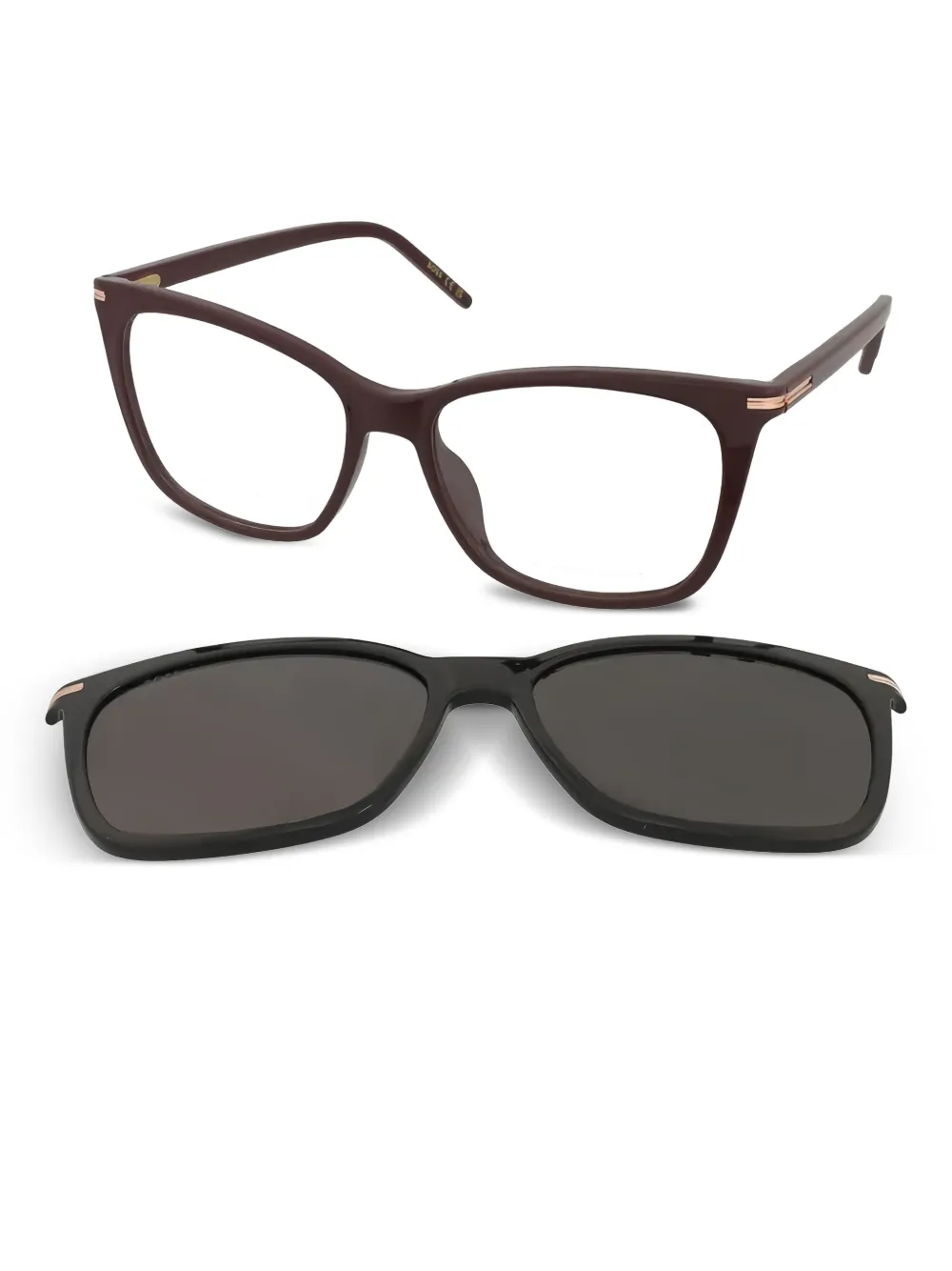 HUGO lunettes de vue à monture papillon | noir | Image 1