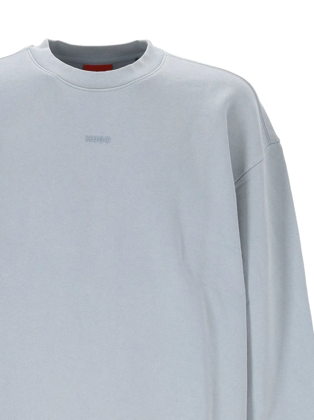 HUGO Sweater met geborduurd logo Blauw