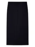 Tibi rear-vent midi skirt - Blue