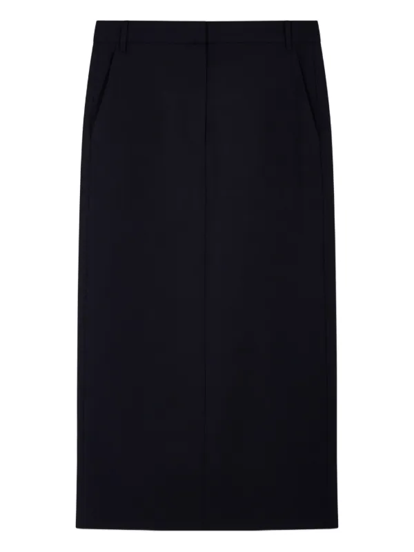 【TIBI】BLACK DENIMマキシスカート セール】【TIBI /ティビ】 BLACK DENIM GODET マキシスカート（デニム