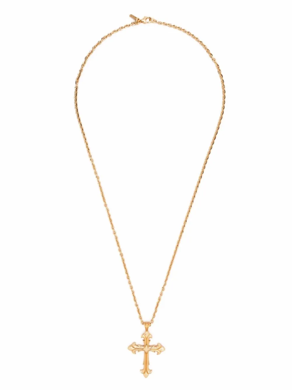 Emanuele Bicocchi Fleury Cross Pendant Necklace In Gold