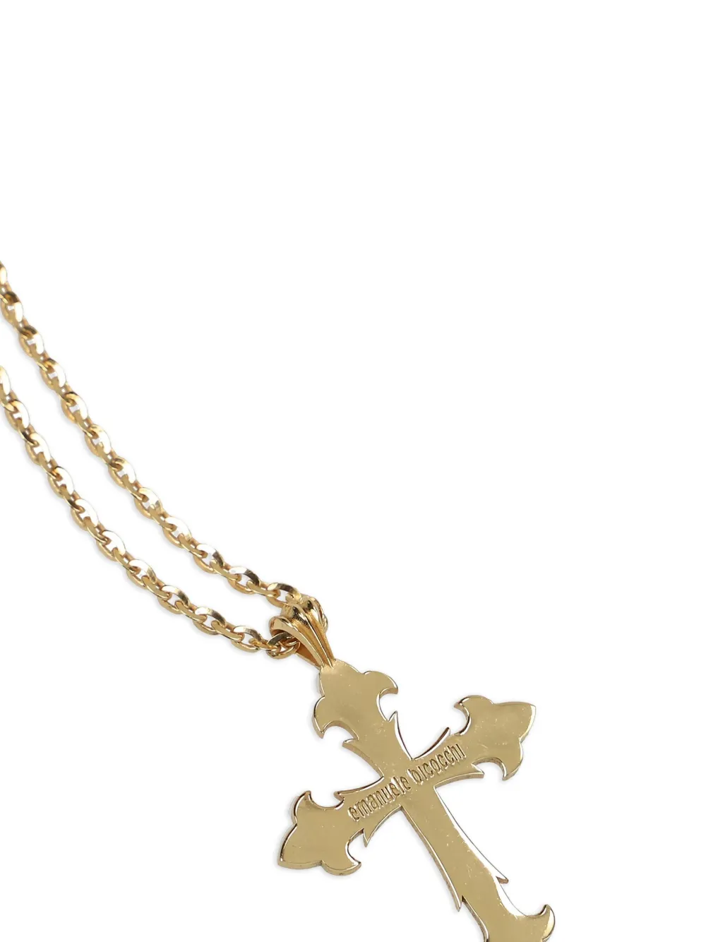 Emanuele Bicocchi Fleury cross pendant necklace | Men | Image 2