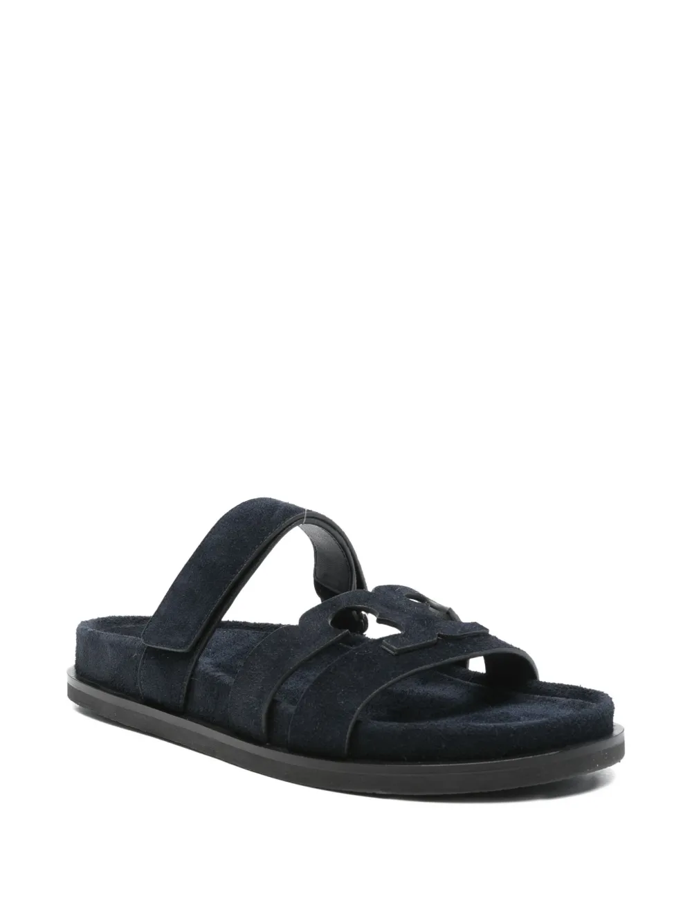 Tory Burch Sandalen met dubbele bandjes en uitgesneden details Blauw