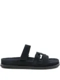 Tory Burch double-strap cut-out sandals - Blue