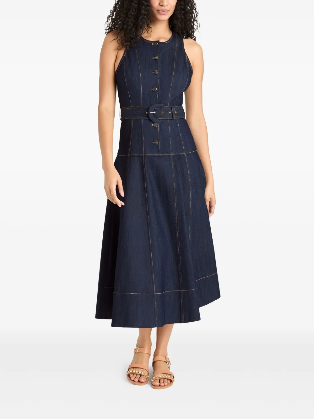 Cinq A Sept Margaret jurk - Blauw