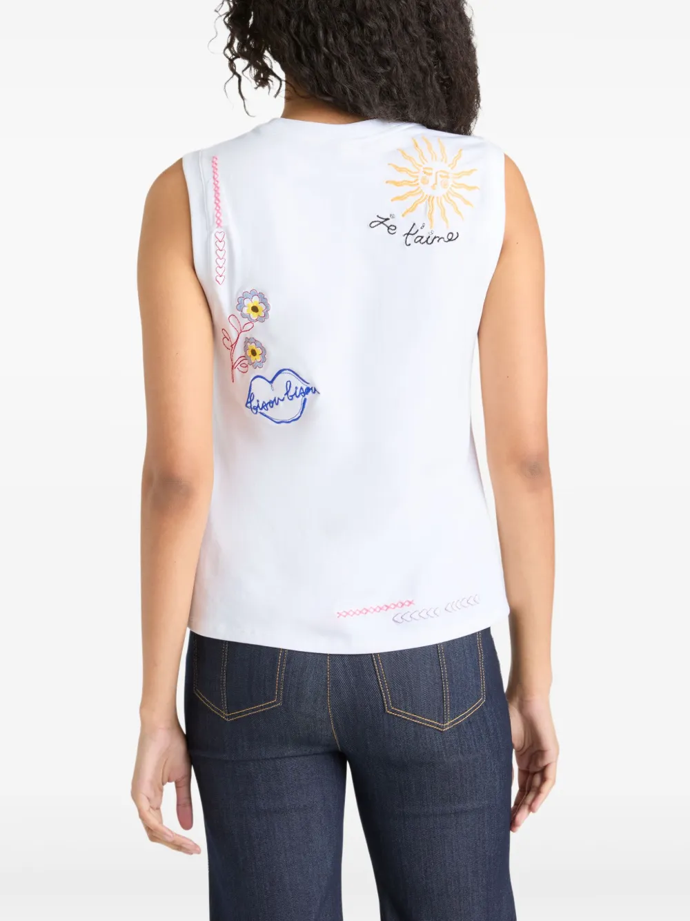 Cinq A Sept Summer Love T-shirt Wit