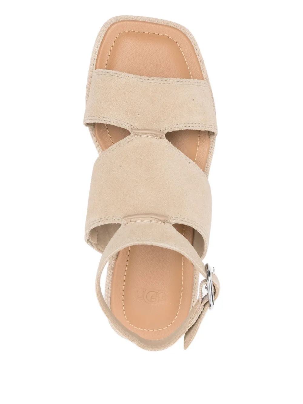 UGG Delray R 2.400 ankle-strap suede sandals Neutrals