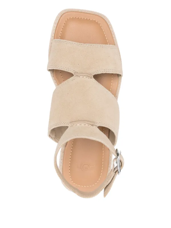 UGG Delray R 2.400 ankle-strap Suede Sandals | Neutrals
