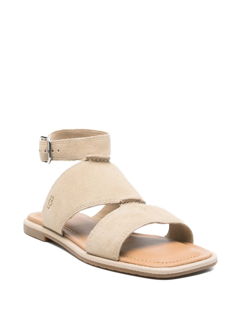 UGG Delray R 2.400 ankle-strap suede sandals Neutrals