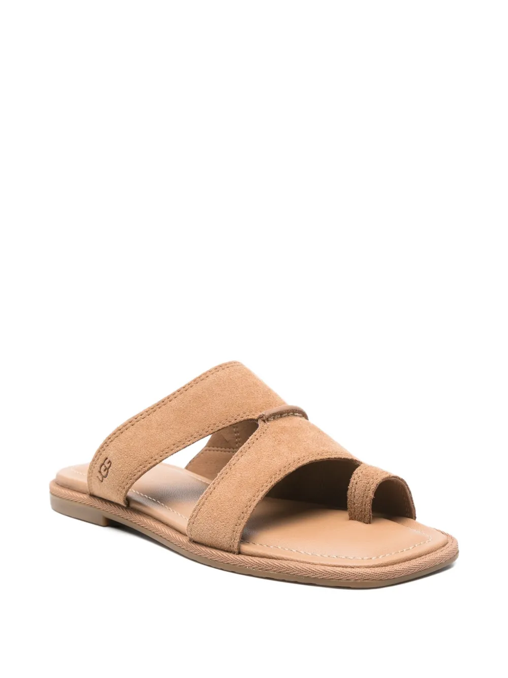 UGG Matira double-strap suede flat sandals Brown