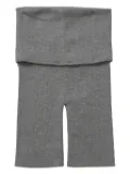 ALAINPAUL high-waisted biker shorts - Grey