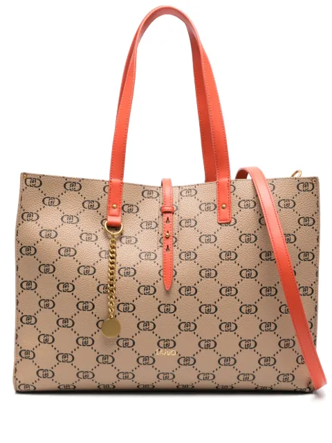 LIU JO monogram-logo shoulder bag