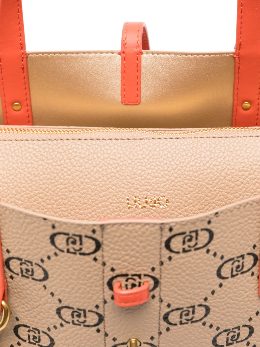 LIU JO Schoudertas met monogram Beige
