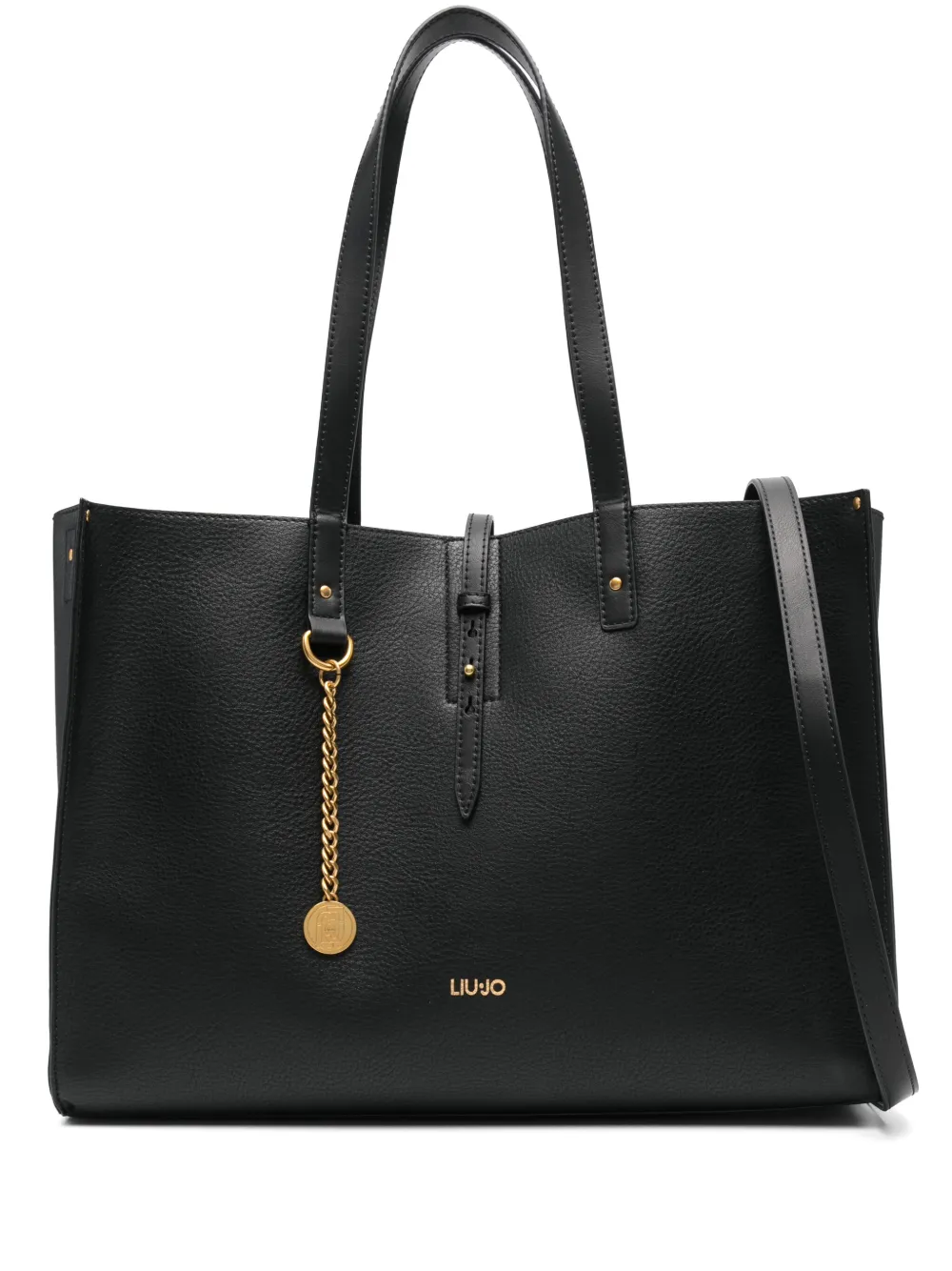 LIU JO logo-print tote bag | Black | Image 1