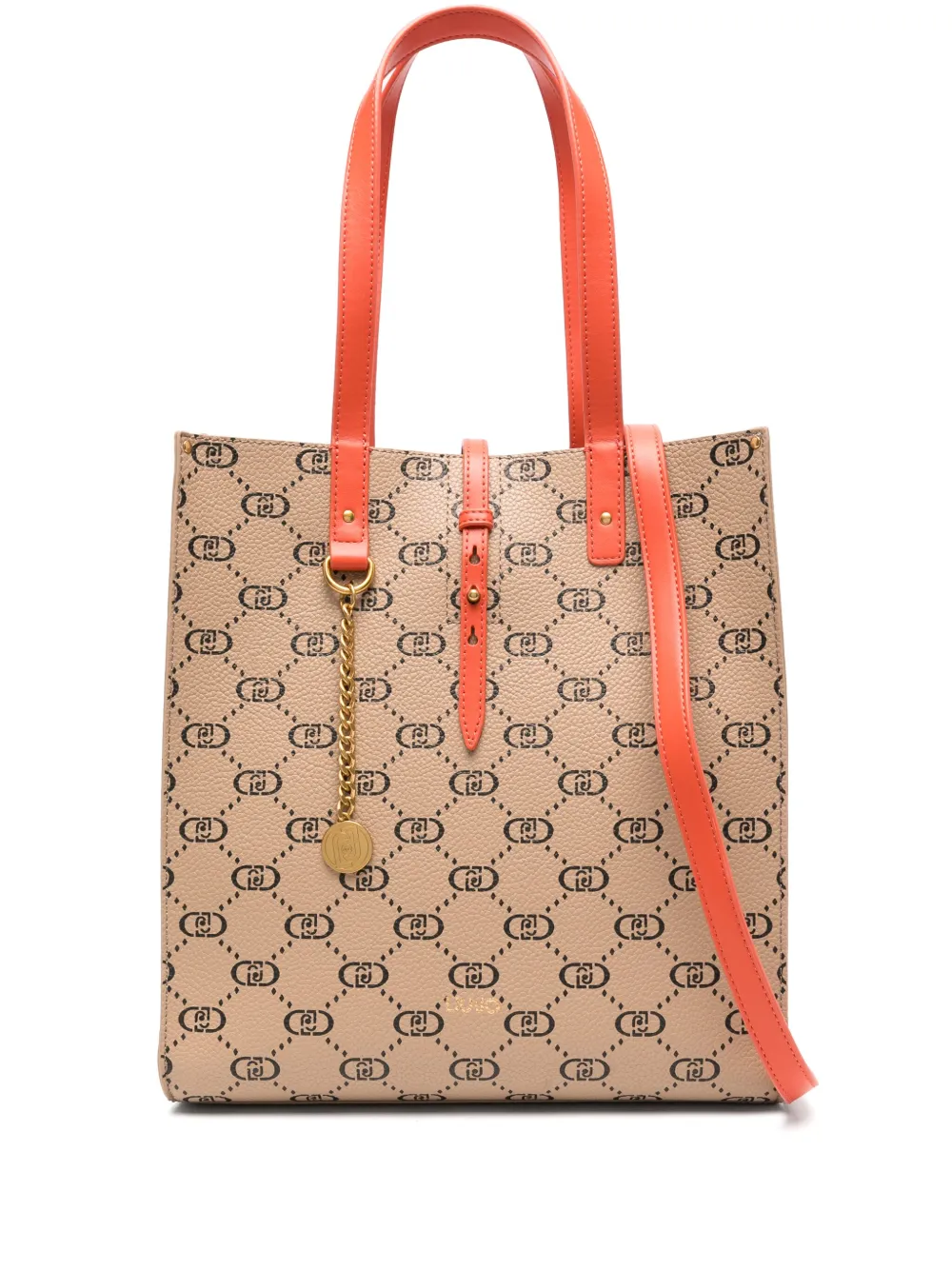 LIU JO logo-print tote bag | Brown | Image 1