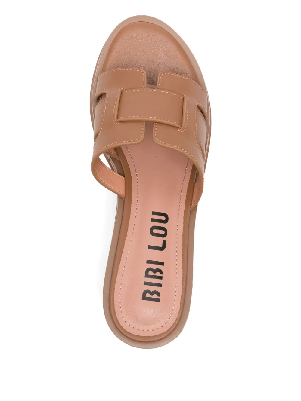Bibi Lou 65mm Holly leather sandals Brown