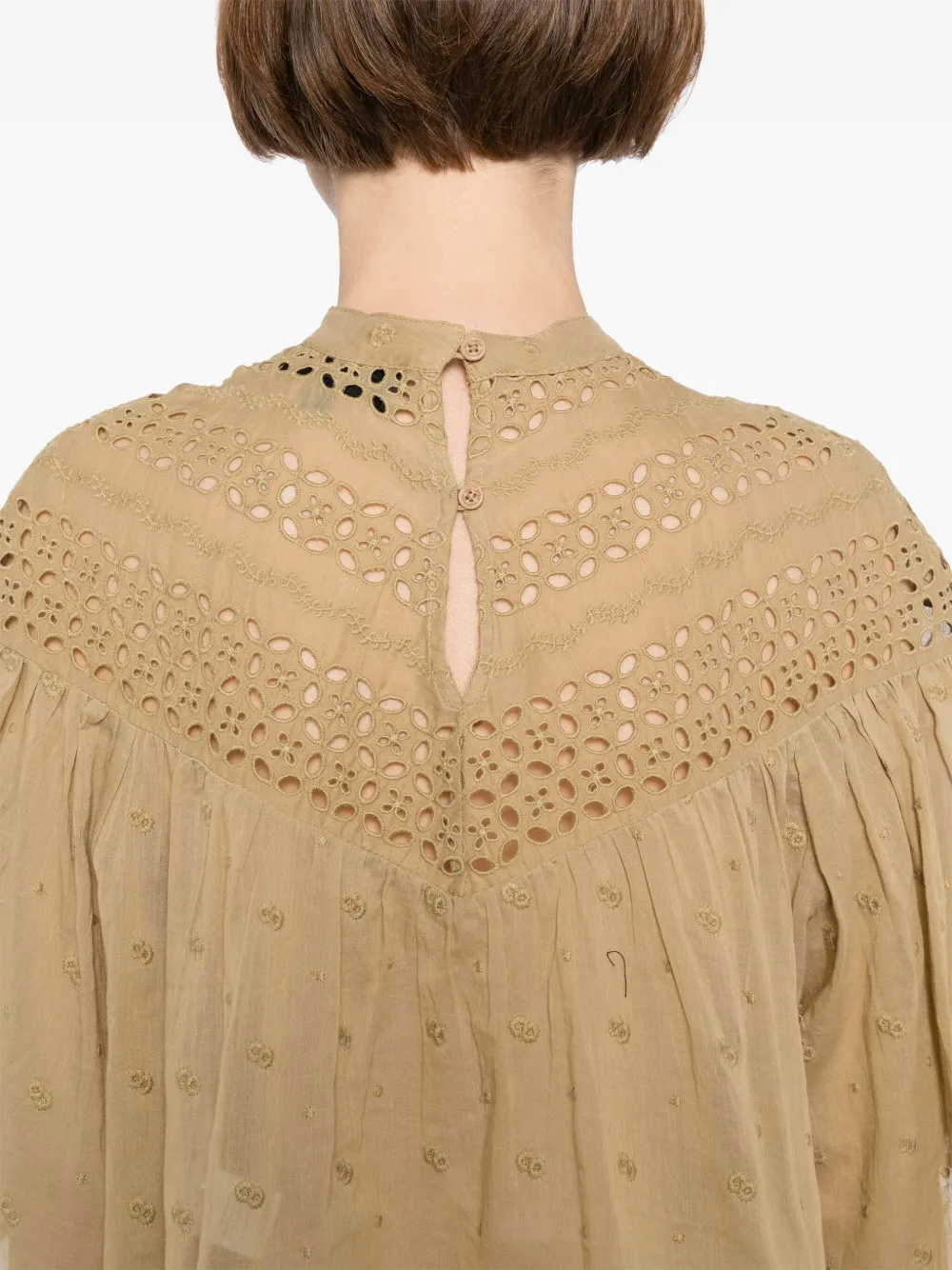 Nili Lotan Mikki blouse Bruin