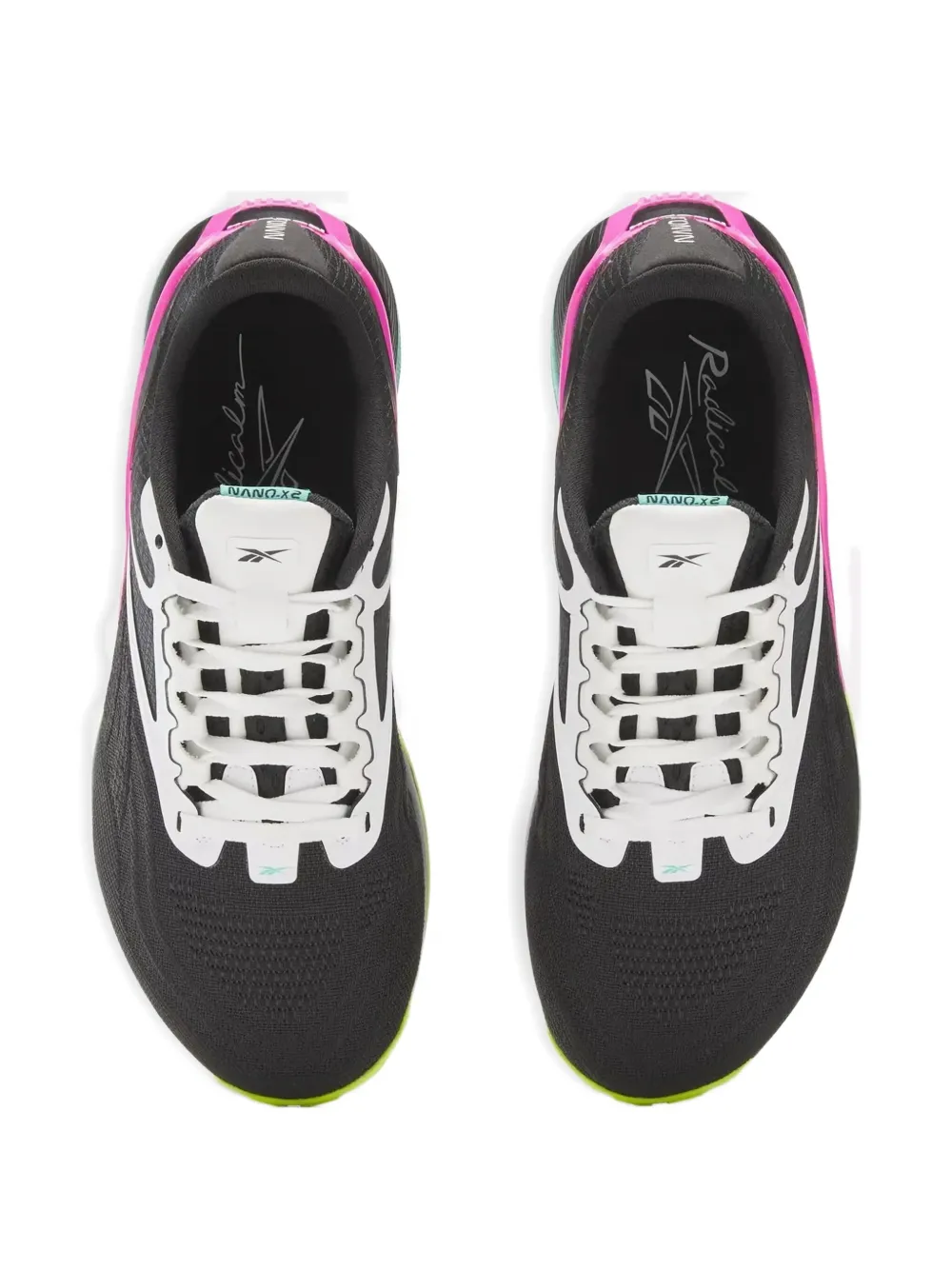 Reebok Nano X2 "Black Laser Lime Laser Pink" sneakers