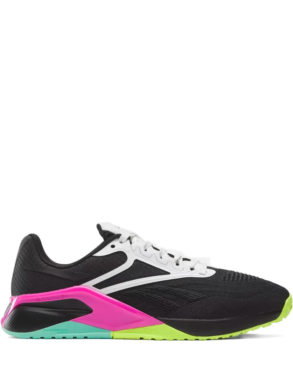 Reebok Nano X2 "Black Laser Lime Laser Pink" sneakers