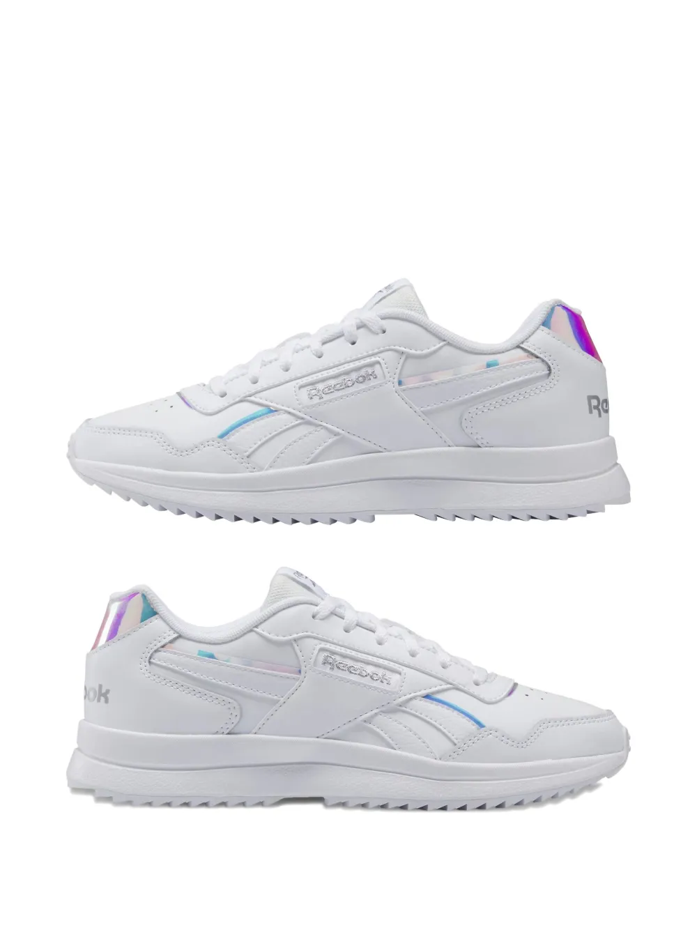 Reebok Glide SP iridescent-panel sneakers - Wit