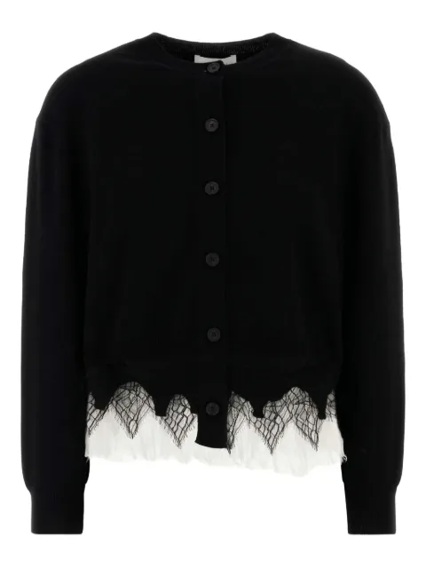 Alexander McQueen layered-detail cardigan