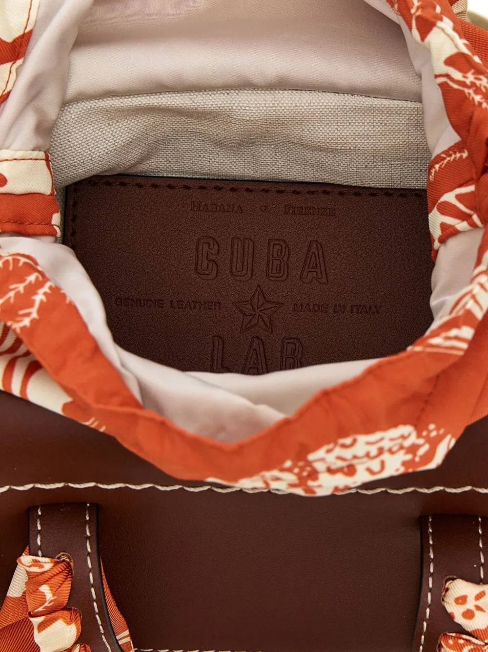 CUBA LAB Habanera zijden shopper Beige