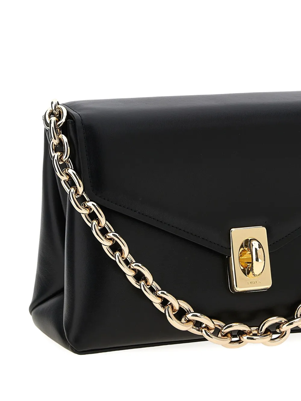Shop Furla Medium Meridiana Shoulder Bag In Black