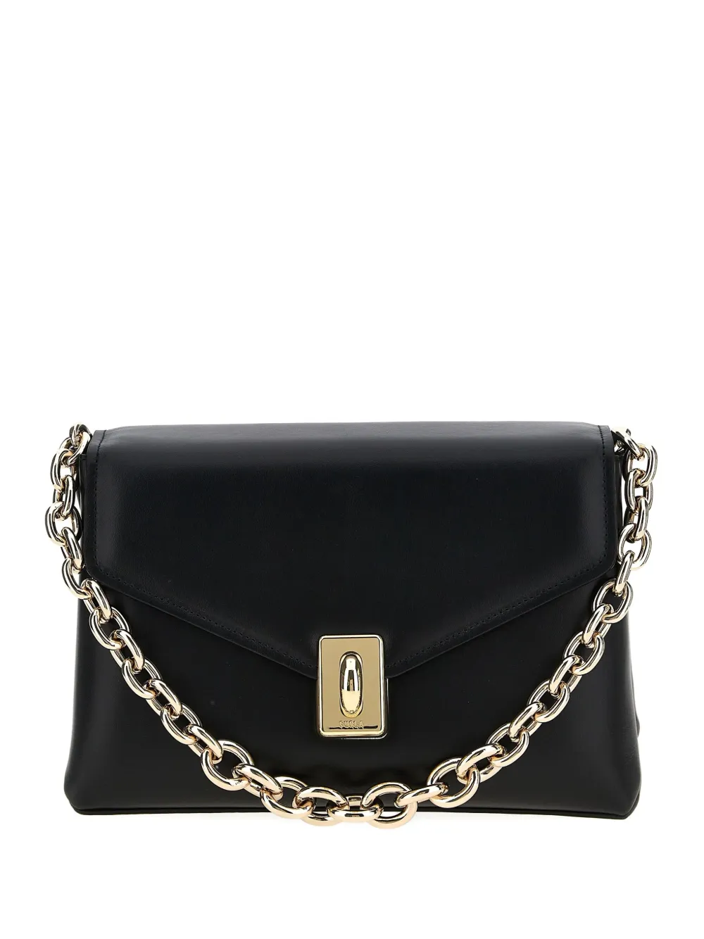 Shop Furla Medium Meridiana Shoulder Bag In Black