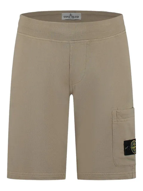 Stone Island Junior shorts con distintivo Compass