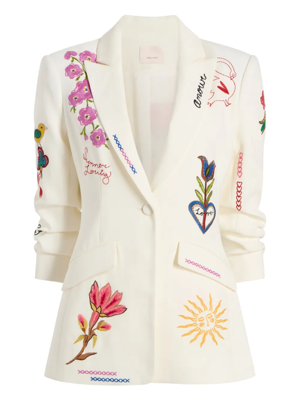 Cinq A Sept Summer Love blazer Wit