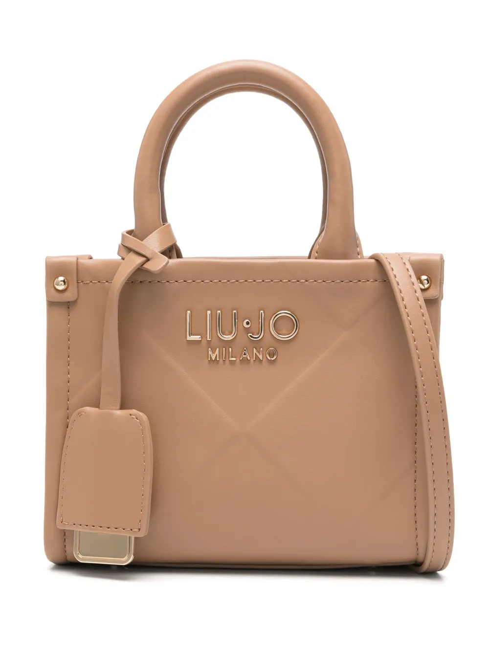 LIU JO logo-plaque tote bag | Brown | Image 1