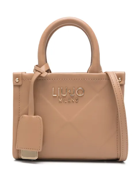 LIU JO logo-plaque tote bag