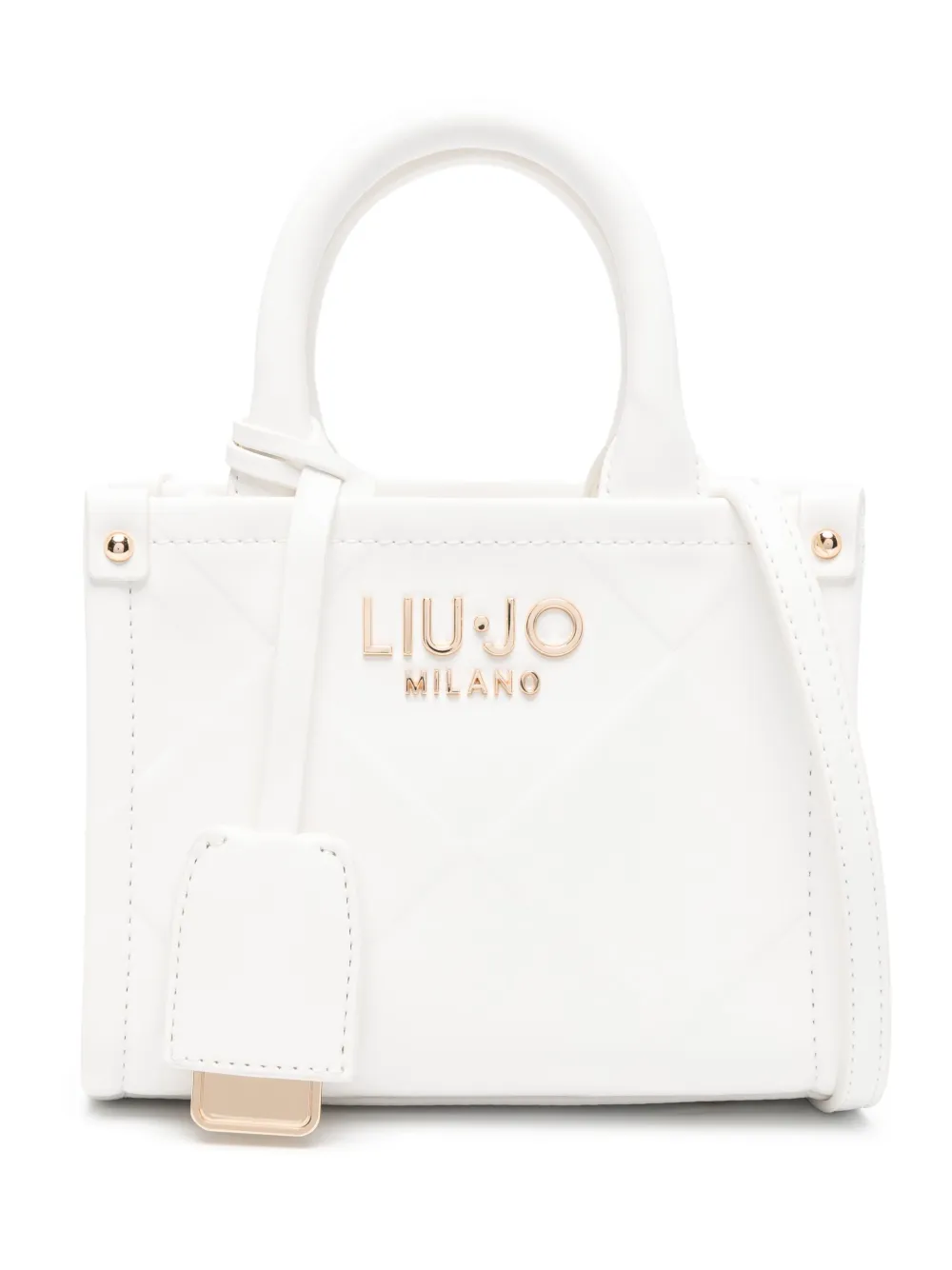 LIU JO logo-plaque tote bag | White | Image 1