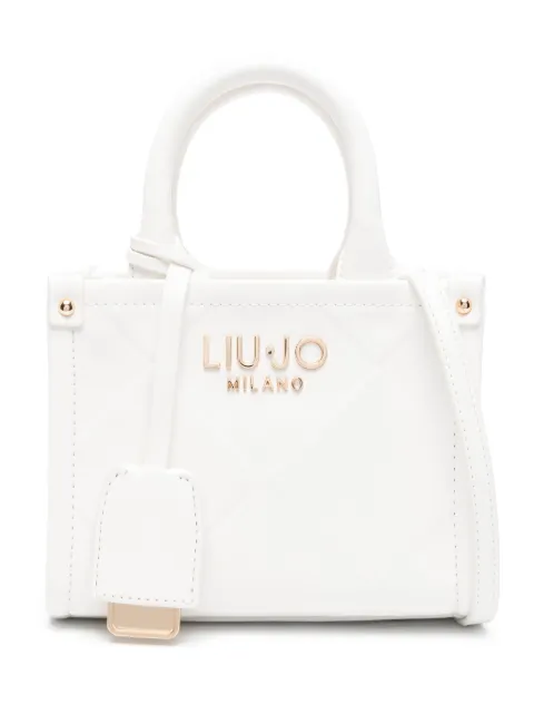 LIU JO logo-plaque tote bag
