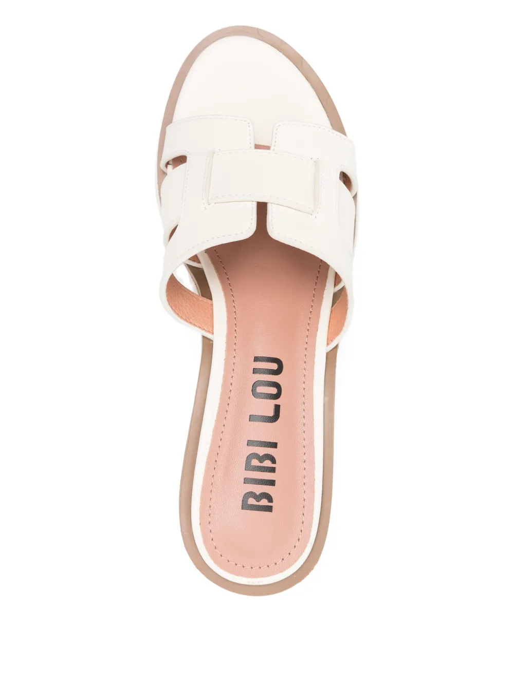 Bibi Lou 65mm Holly leather sandals Neutrals