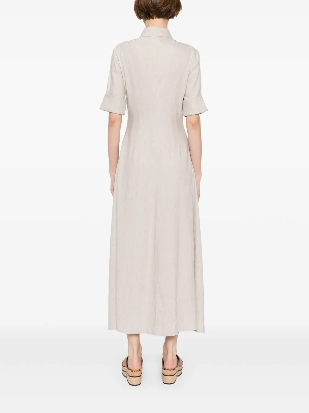 STAUD Joan maxi-dress Bruin